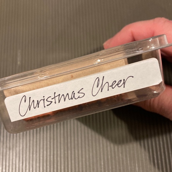 Stampin' Up! CHRISTMAS CHEER Wooden Stamp RETIRED - Picture 3 of 3